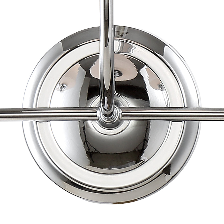 Crystorama Sylvan 2443-OP-CH – 23.25 Inch – 3 Light – Bath Vanity Light – Polished Chrome – Damp Rated