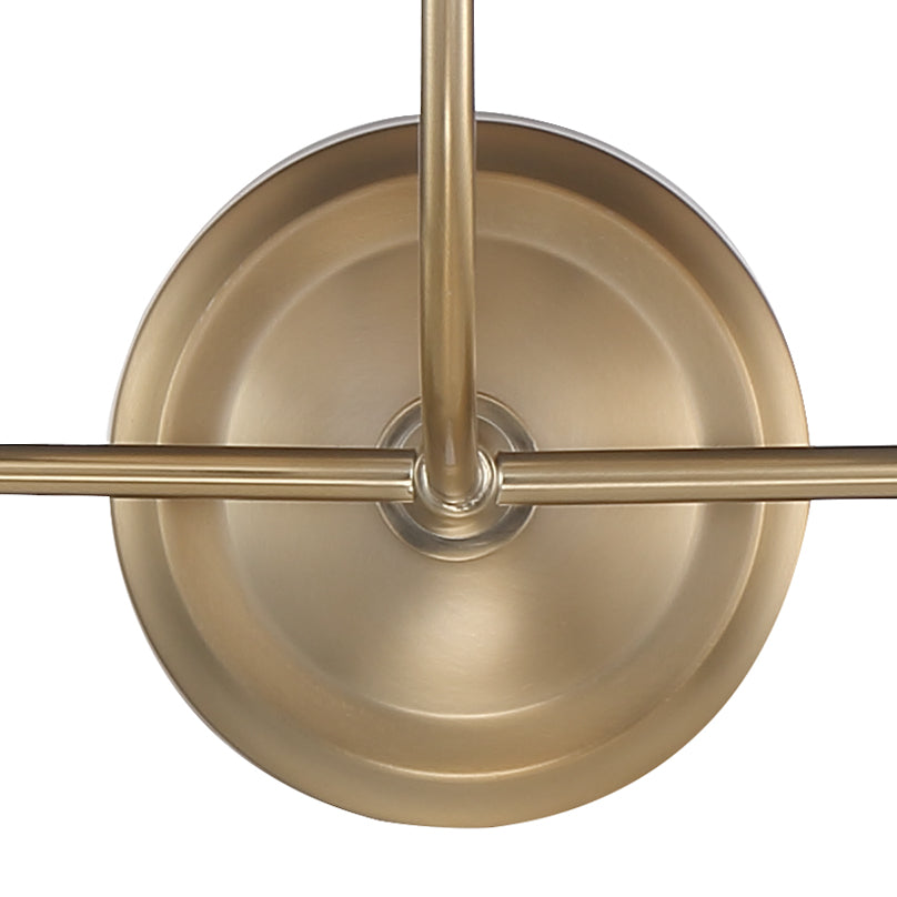 Crystorama Sylvan 2443-OP-VG – 23.25 Inch – 3 Light – Bath Vanity Light – Vibrant Gold – Damp Rated