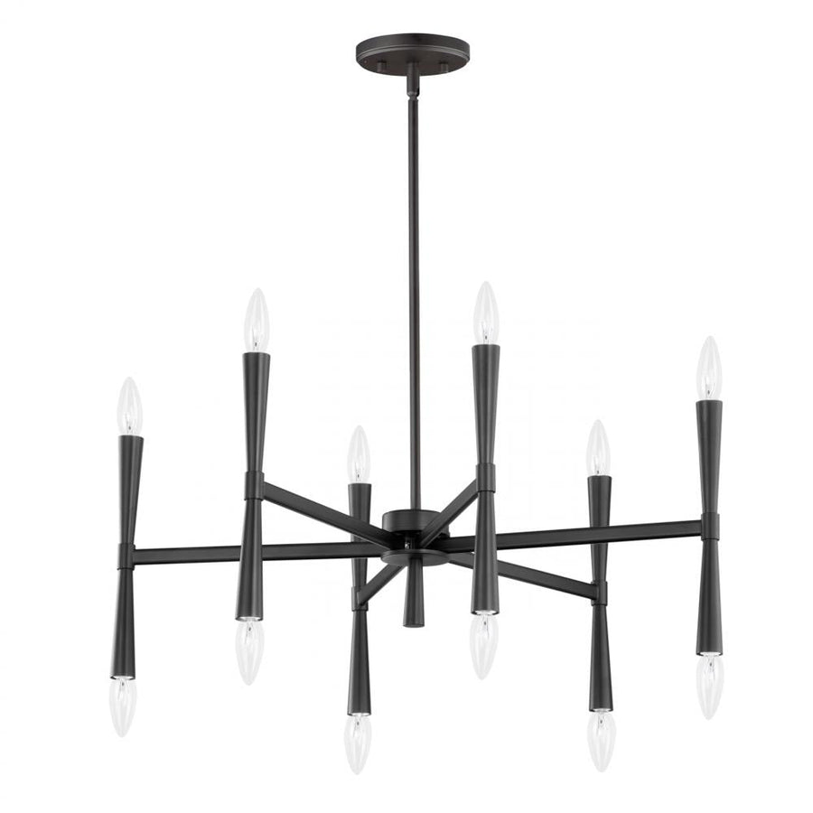 Rome 29.25 Inch Chandelier – Black