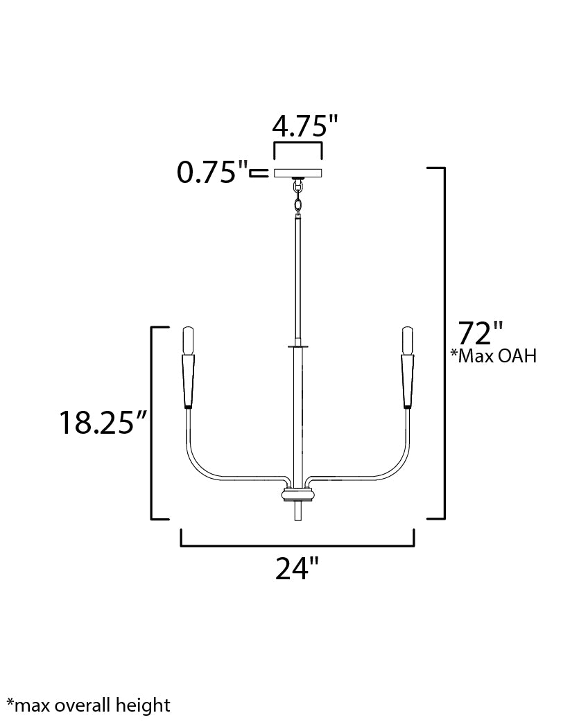 Vela-Single-Tier Chandelier
