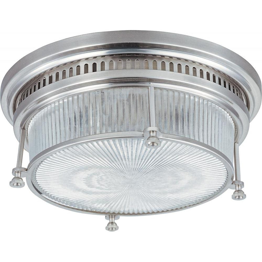 Maxim Lighting 25000CLSN Hi-Bay 13 Inch Flush Mount Light – Satin Nickel