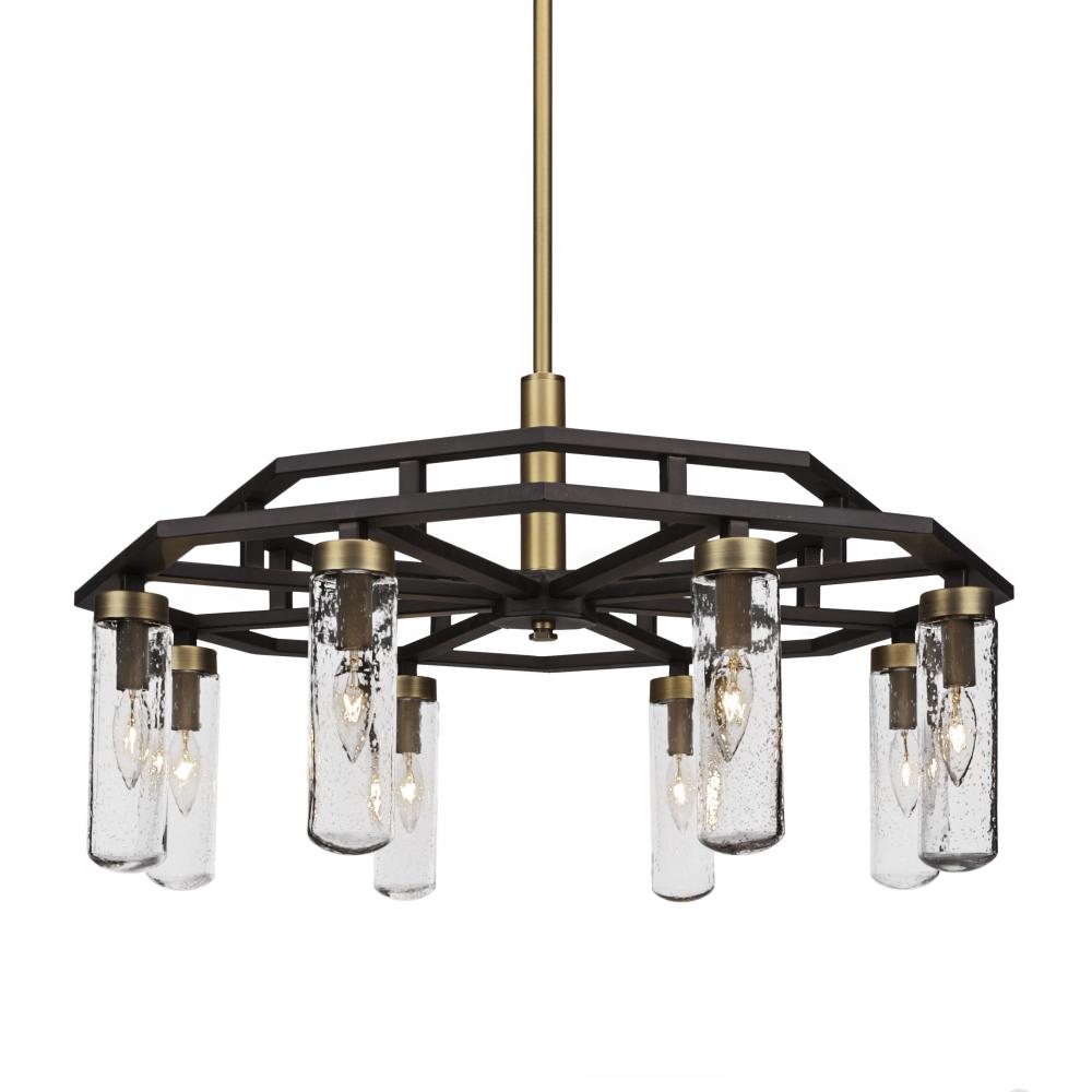 Toltec Company SALINDA 2508-ESBR-600 Chandelier Transitional - Brass