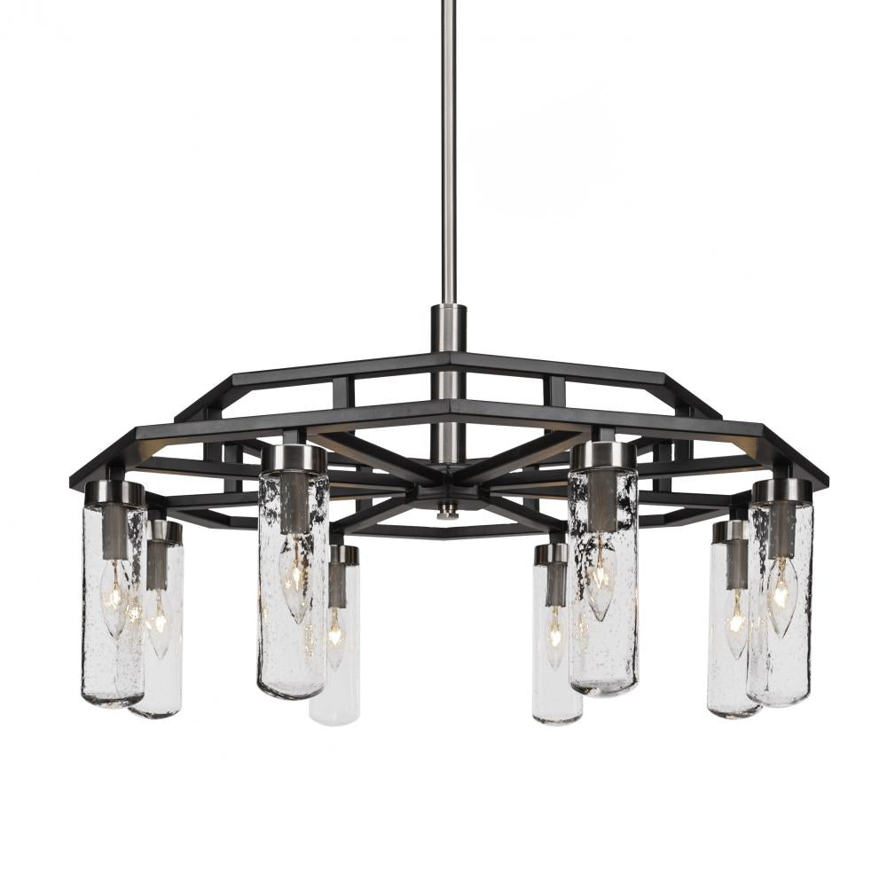 Toltec Company SALINDA 2508-MBBN-600 Chandelier Transitional - Black