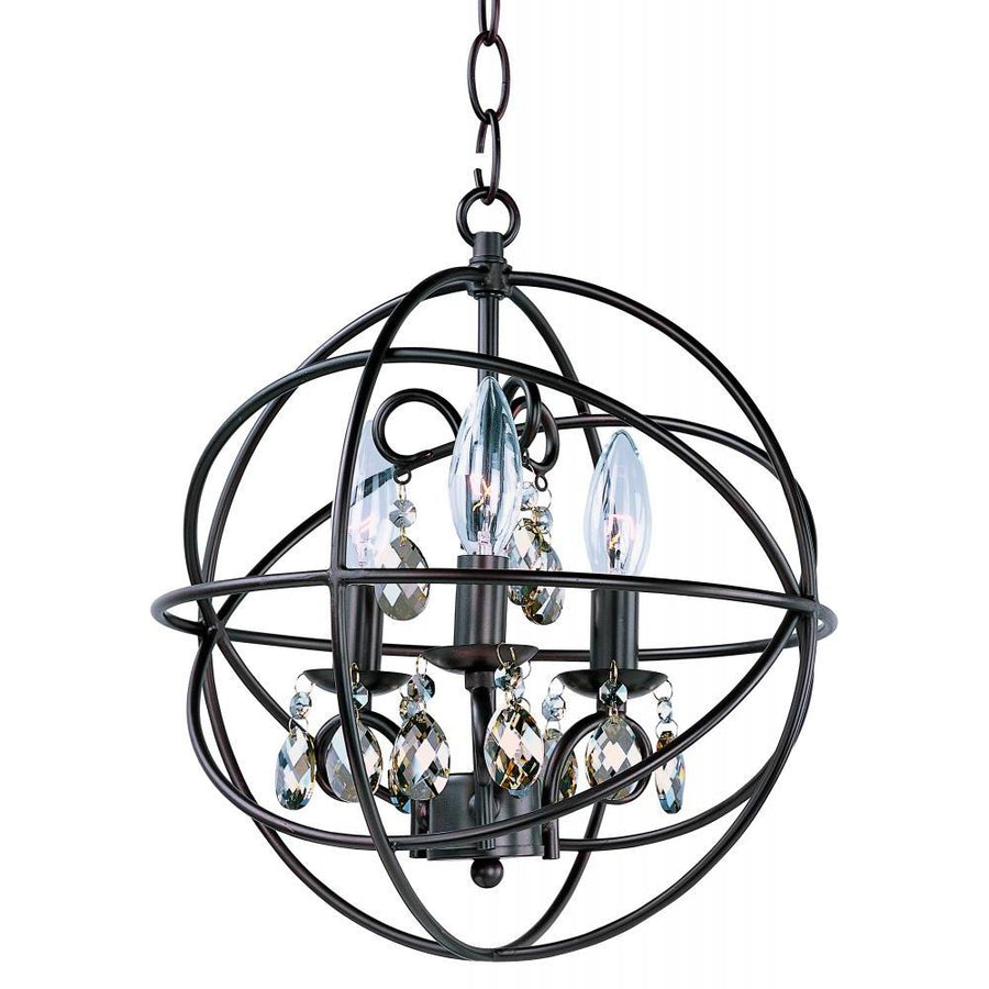 Maxim Lighting 25140OI Orbit 12 Inch Semi Flush Mount Light – Oil Rubbed Bronze