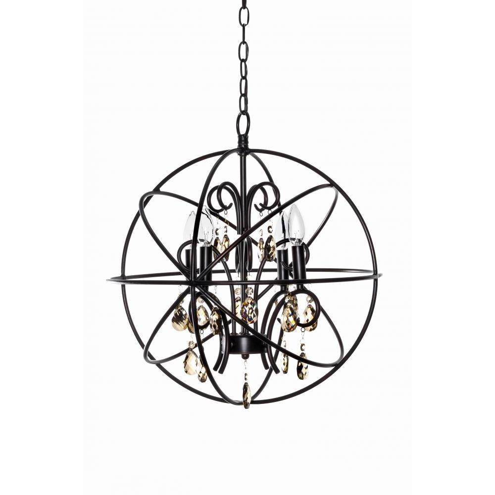 Orbit 19 Inch Semi Flush Mount Light – Oil Rubbed Bronze