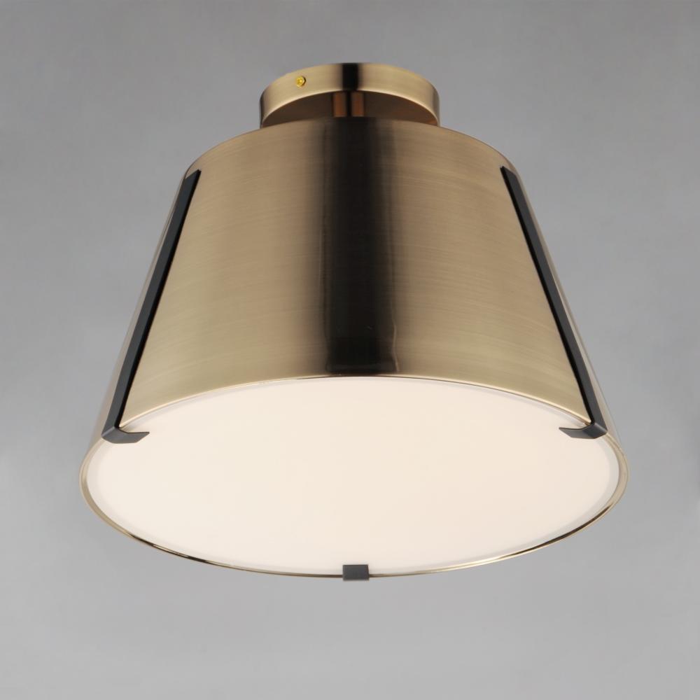 Maxim Lighting CARLO 25170DBZHR Semi Flush Mt Traditional - Brass