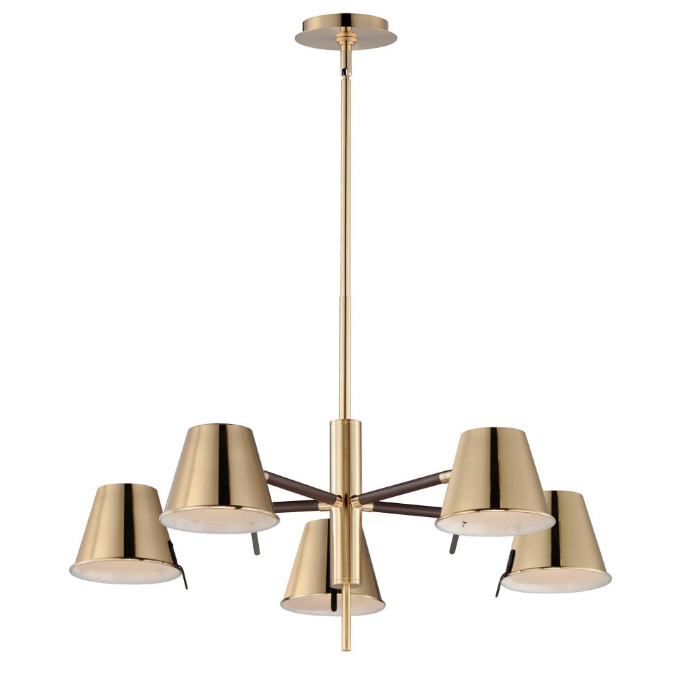 Maxim Lighting CARLO 25175DBZHR Chandelier Traditional - Brass