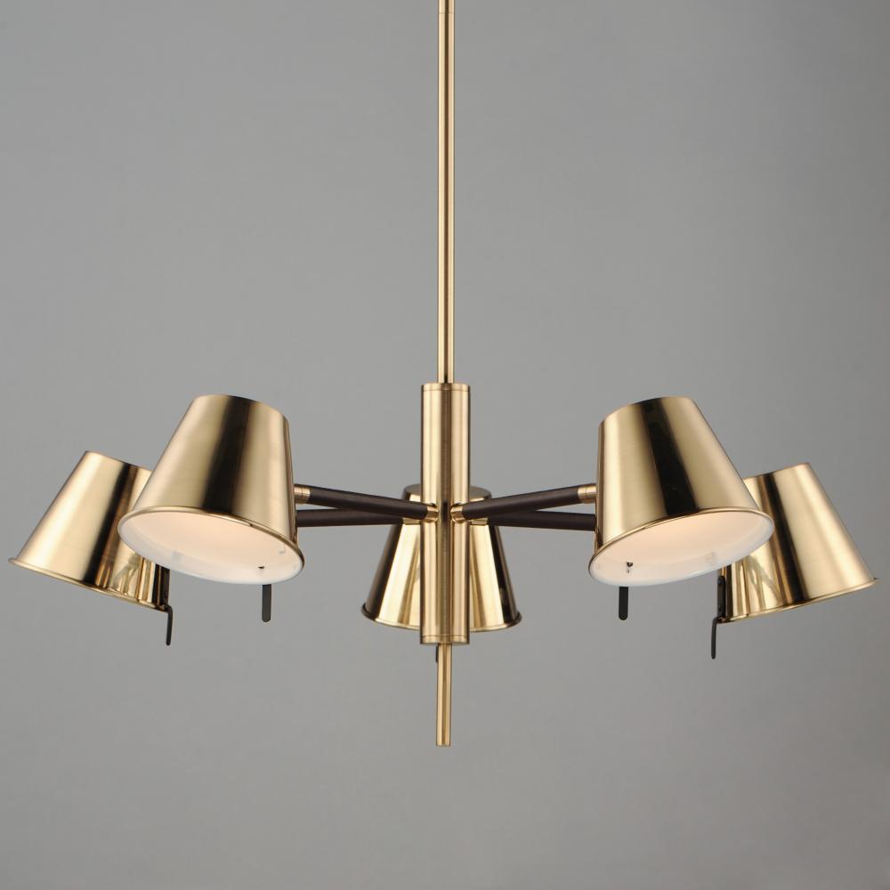 Maxim Lighting CARLO 25175DBZHR Chandelier Traditional - Brass