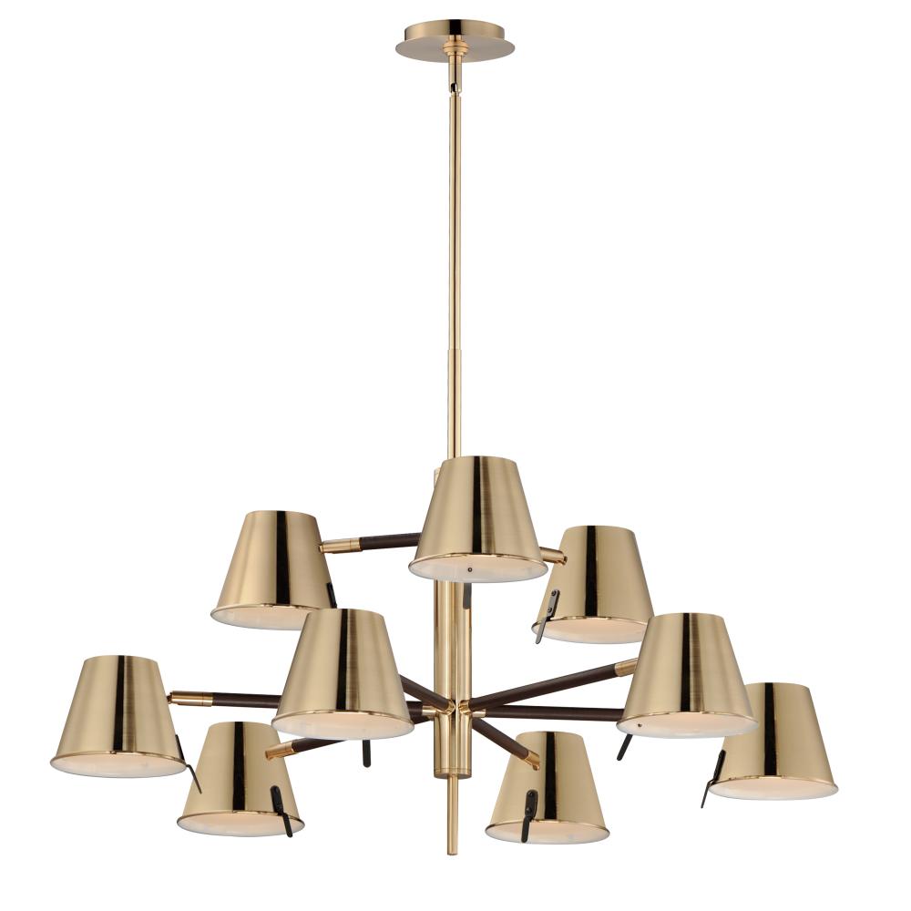 Maxim Lighting CARLO 25179DBZHR Chandelier Traditional - Brass