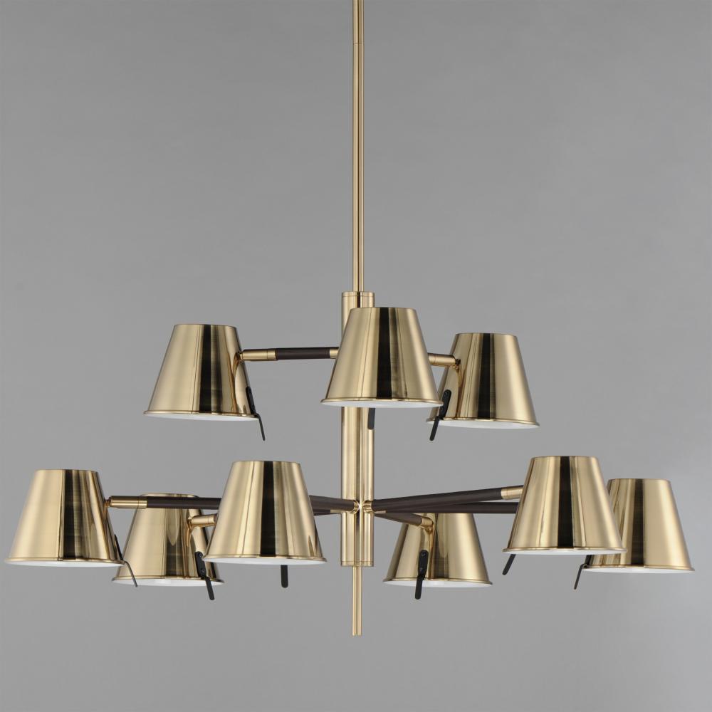 Maxim Lighting CARLO 25179DBZHR Chandelier Traditional - Brass