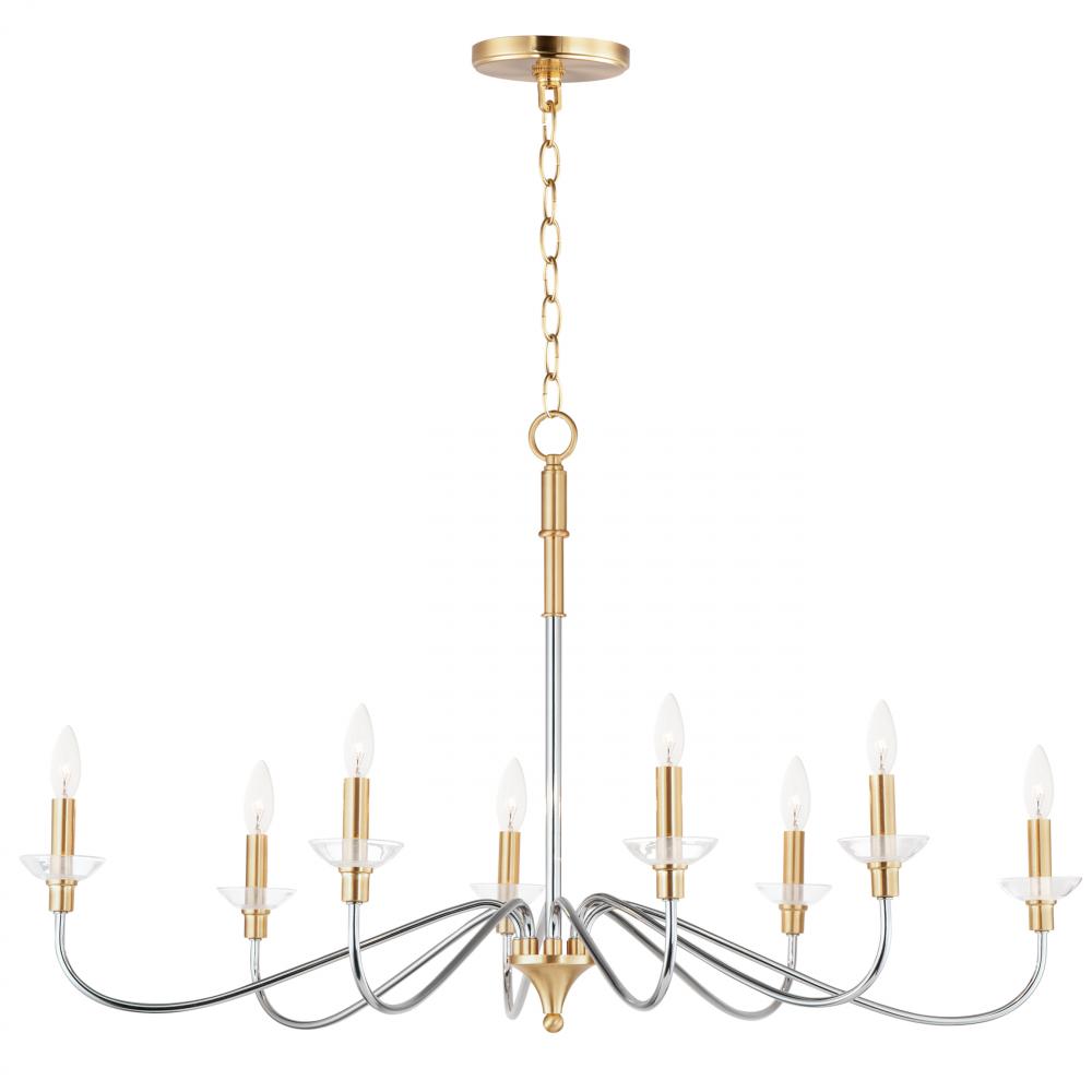 Maxim Lighting CLARION 25378CLPCSBR Chandelier Traditional - Brass