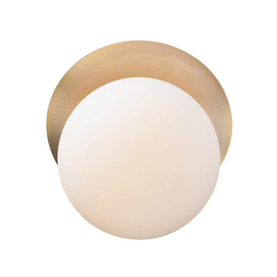 Maxim Lighting 26033SWSBRBK Vesper 7 Wall Sconce - Satin Brass / Black