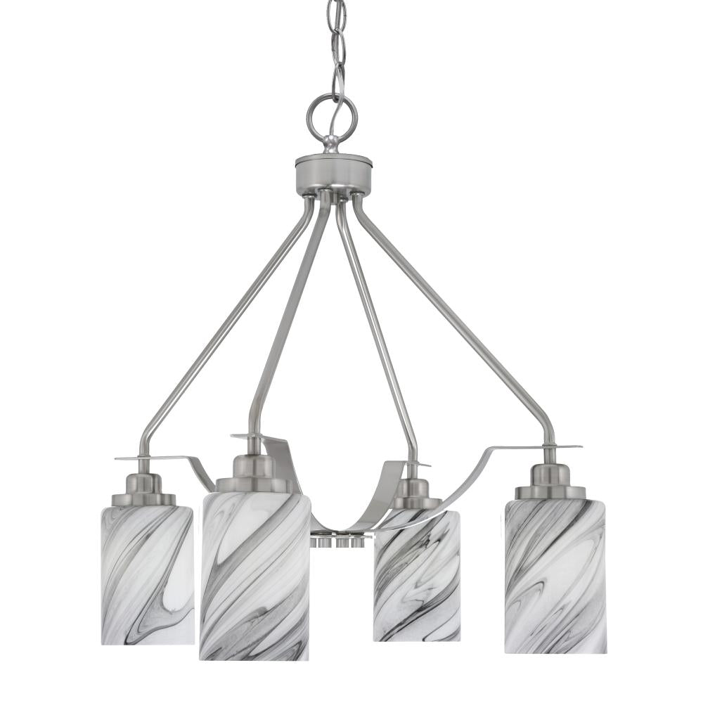 Toltec Company ODYSSEY 2604-BN-3009 Chandelier - Nickel