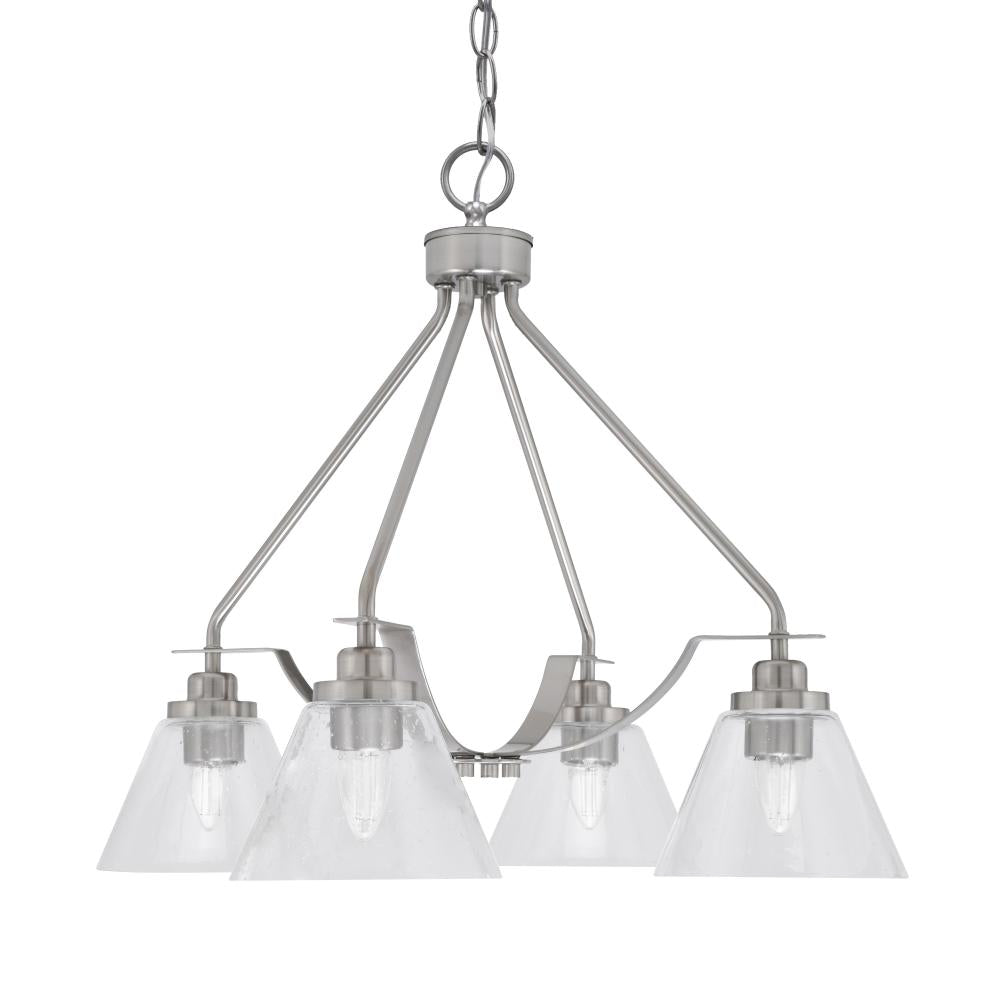 Toltec Company ODYSSEY 2604-BN-302 Chandelier - Nickel