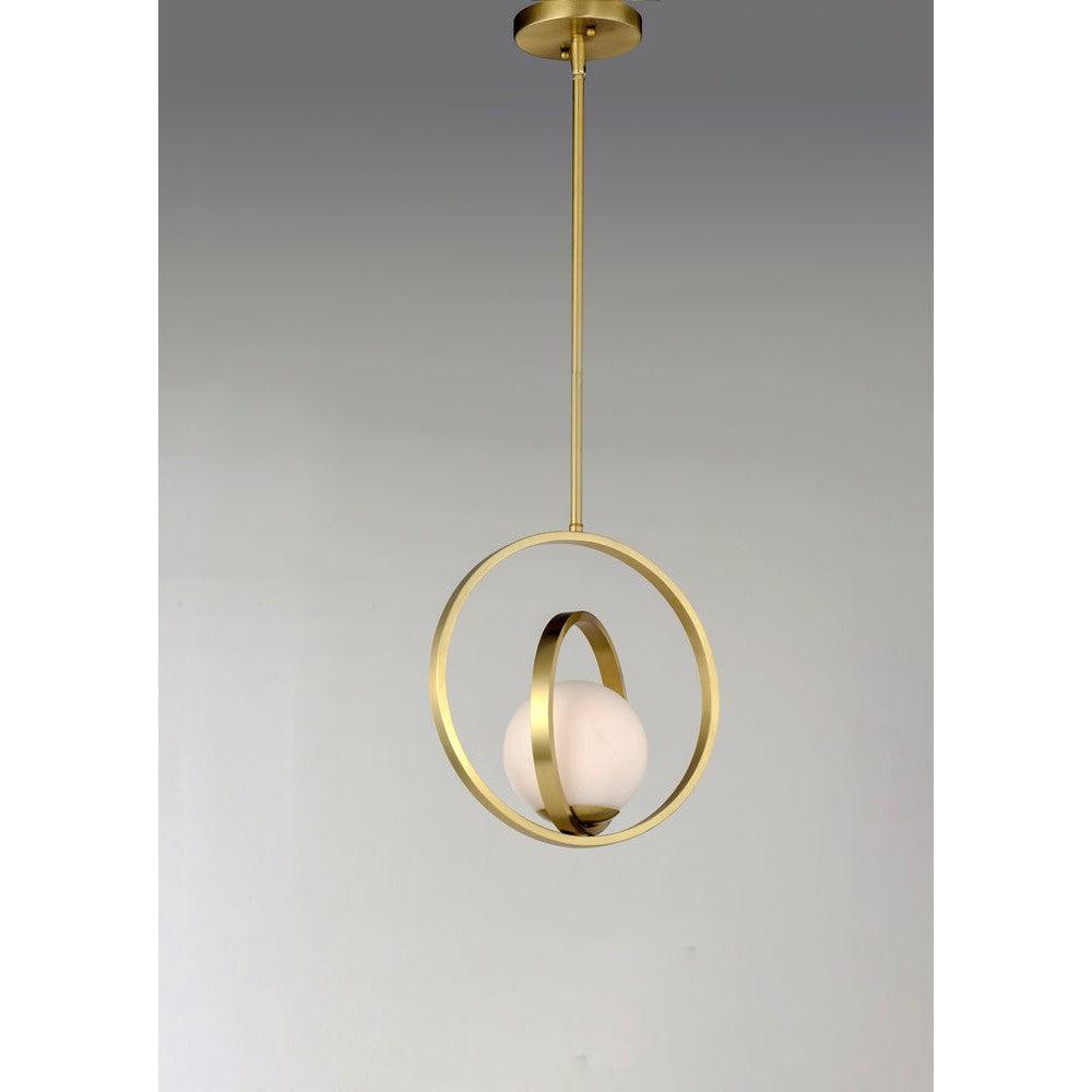 Maxim Lighting CORONET 26052SWSBR Pendant Transitional - Brass