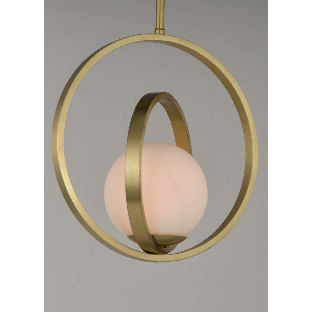 Maxim Lighting CORONET 26052SWSBR Pendant Transitional - Brass