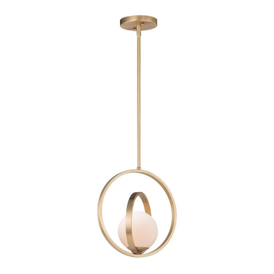Maxim Lighting 26052SWSBR Coronet 12 Inch Semi Flush Mount Light – Satin Brass