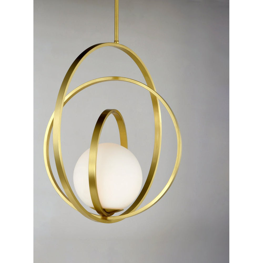 Maxim Lighting CORONET 26054SWSBR Pendant Transitional - Brass