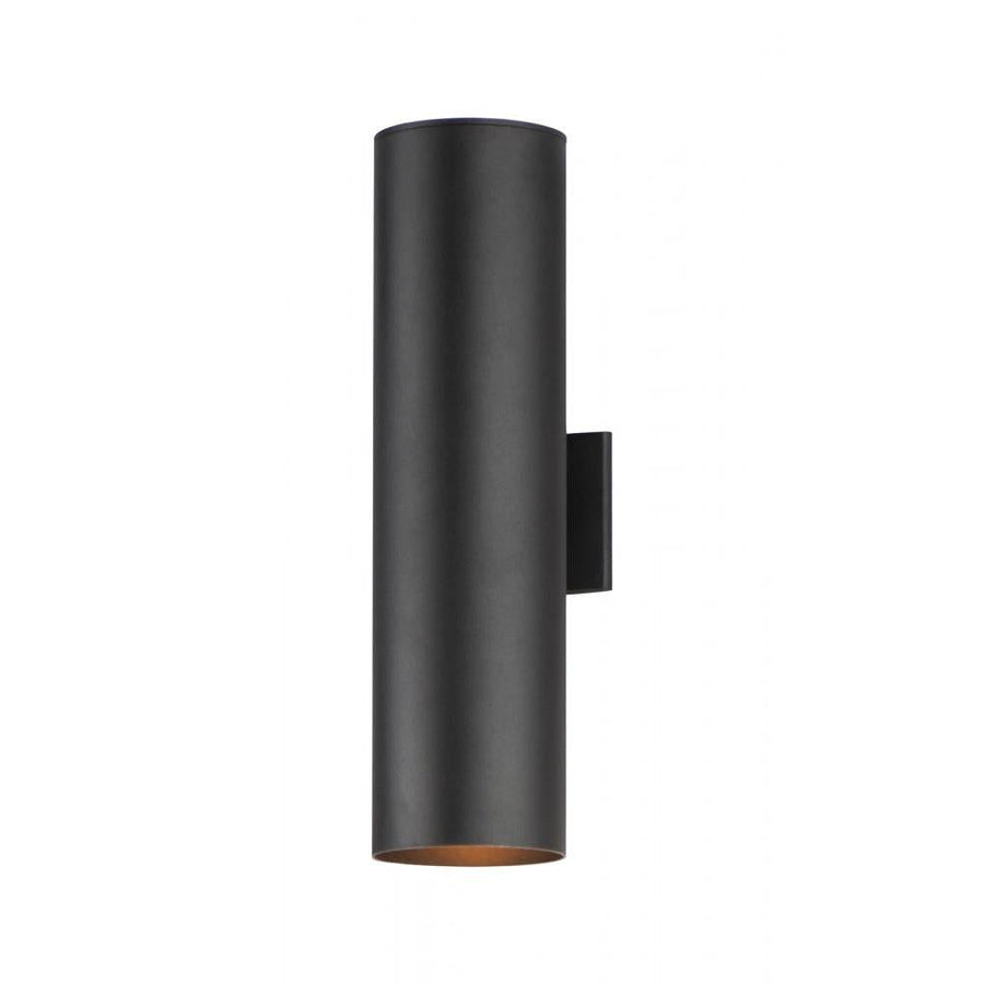 Outpost 6 Inch Outdoor Wall Lantern – Black