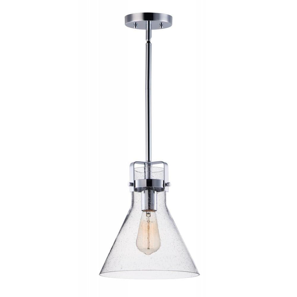 Maxim Lighting 26115CDPC/BUL Seafarer 10 Inch Semi Flush Mount Light – Polished Chrome
