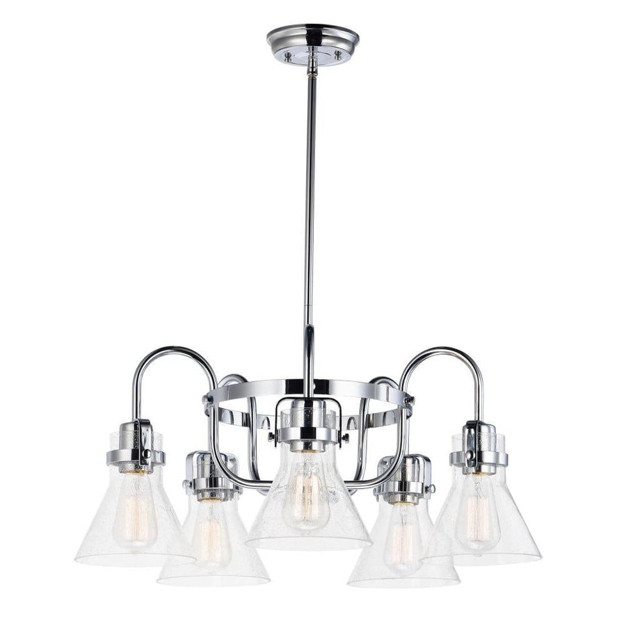 Seafarer 23.75 Inch Semi Flush Mount Light – Polished Chrome