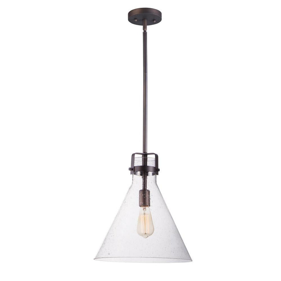Maxim Lighting 26119CDOI/BUL Seafarer 14 Inch Semi Flush Mount Light – Oil Rubbed Bronze