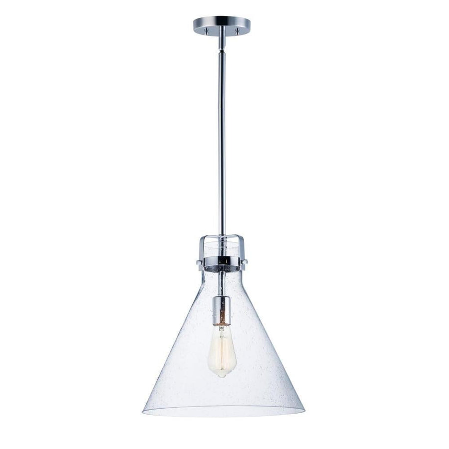 Maxim Lighting 26119CDPC/BUL Seafarer 14 Inch Semi Flush Mount Light – Polished Chrome