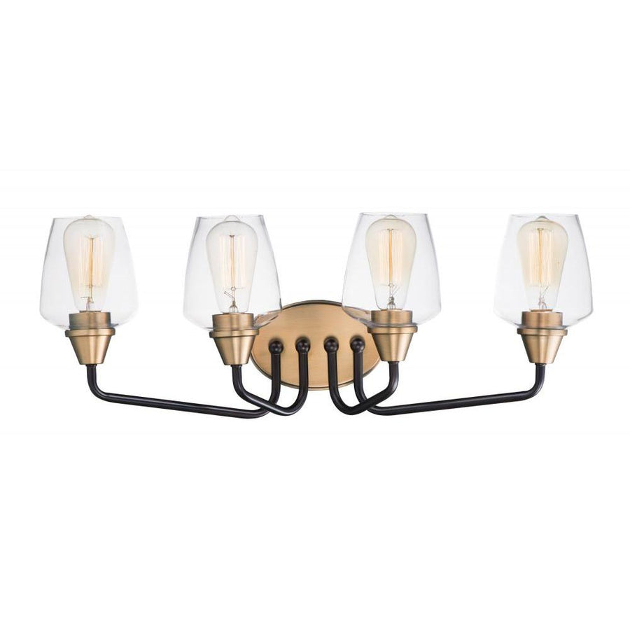 Maxim Lighting 26123CLBZAB Goblet 26.25 Inch Bathroom Vanity - Bronze / Antique Brass
