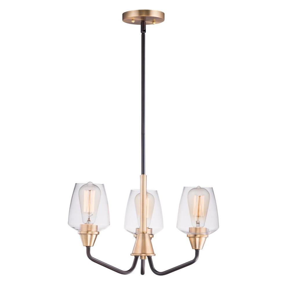 Goblet 19 Inch Mini Chandelier – Bronze / Antique Brass