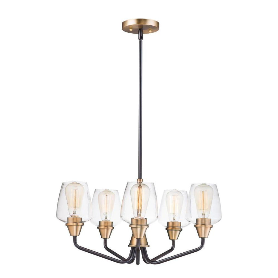 Goblet 23 Inch Chandelier – Bronze / Antique Brass