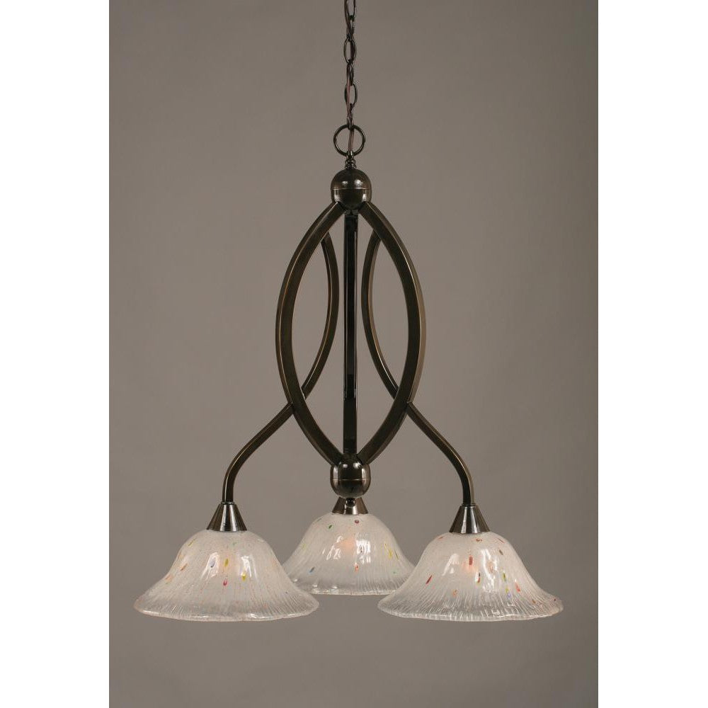 Toltec Company BOW 263-OY-731 Chandelier Traditional - Black