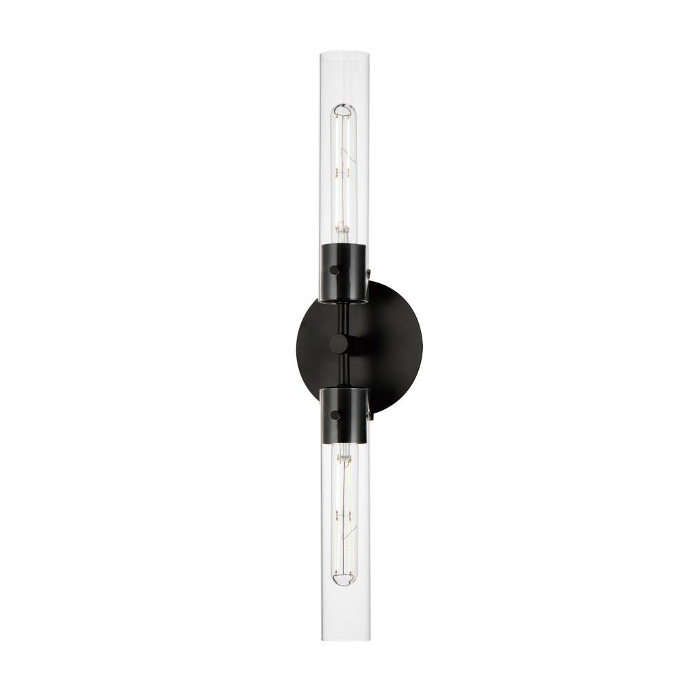 Equilibrium 6 Wall Sconce - Black