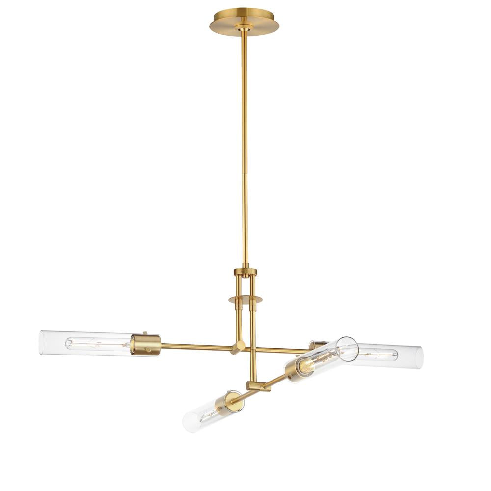 Maxim Lighting EQUILIBRIUM 26374CLNAB Pendant Traditional - Brass