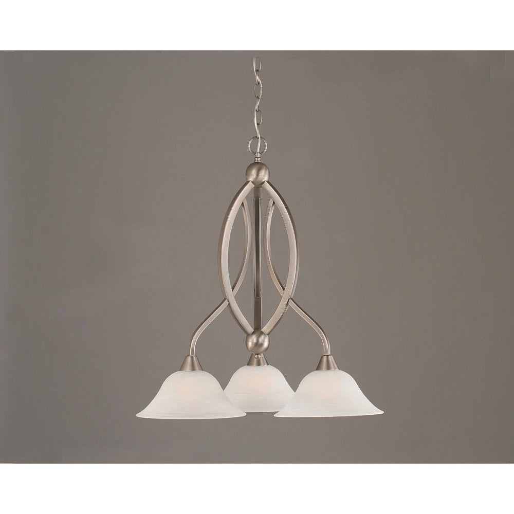 Toltec Company BOW 263-BN-510 Chandelier Traditional - Nickel