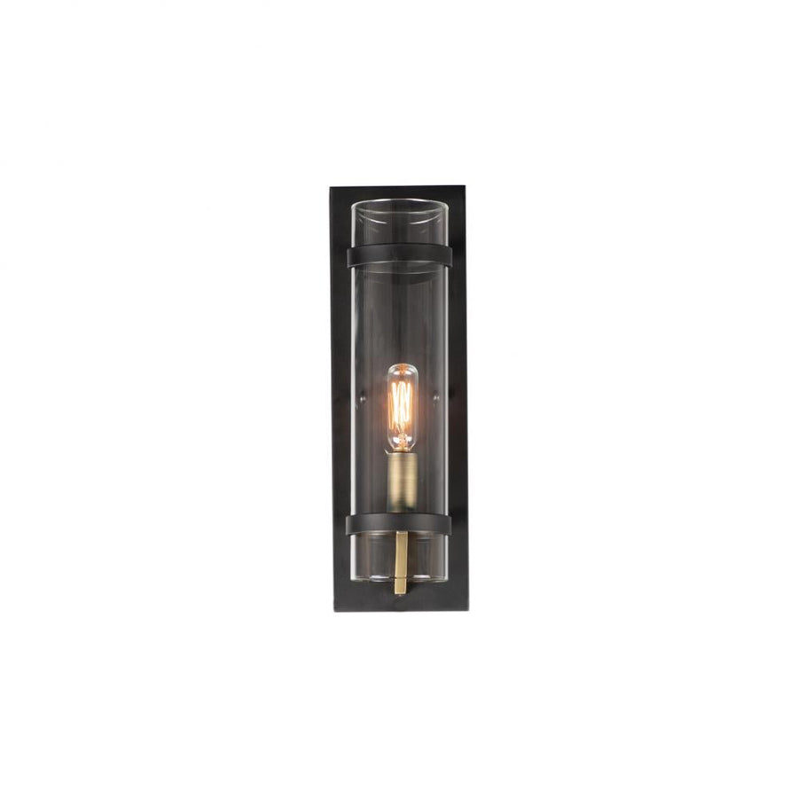 Maxim Lighting 2640BKAB Capitol 4.5 Wall Sconce - Black / Antique Brass