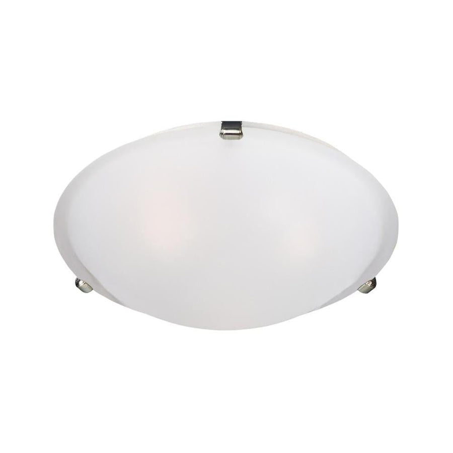 Maxim Lighting 2680FTSN Malaga 12.5 Inch Flush Mount Light – Satin Nickel