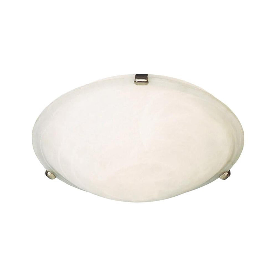 Maxim Lighting 2680MRSN Malaga 12.5 Inch Flush Mount Light – Satin Nickel