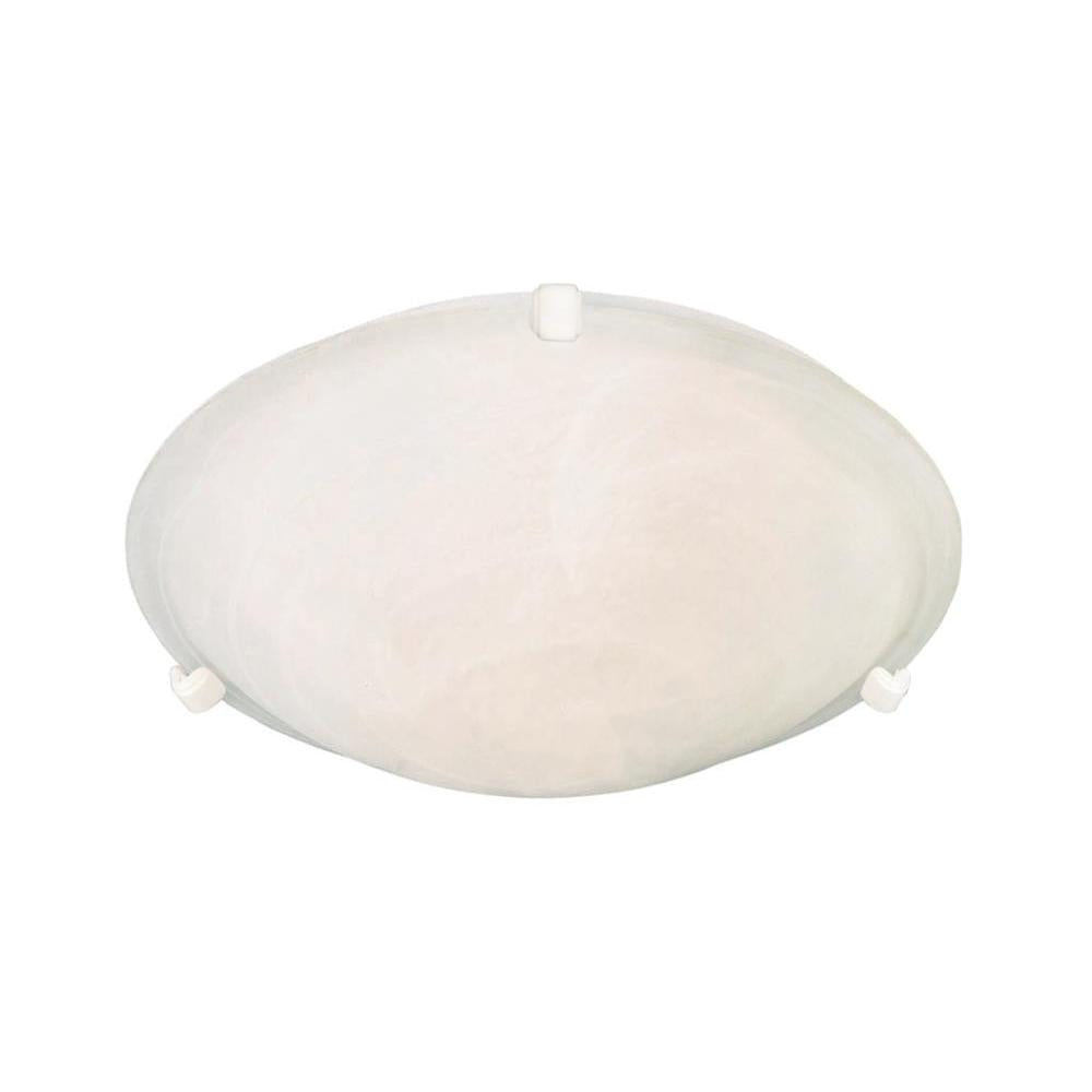 Maxim Lighting 2680MRWT Malaga 12.5 Inch Flush Mount Light – White