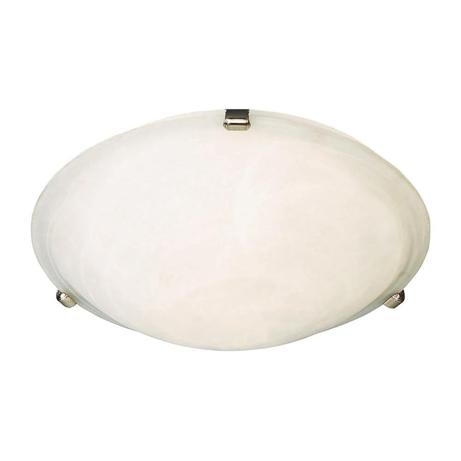Maxim Lighting 2681MRSN Malaga 16 Inch Flush Mount Light – Satin Nickel