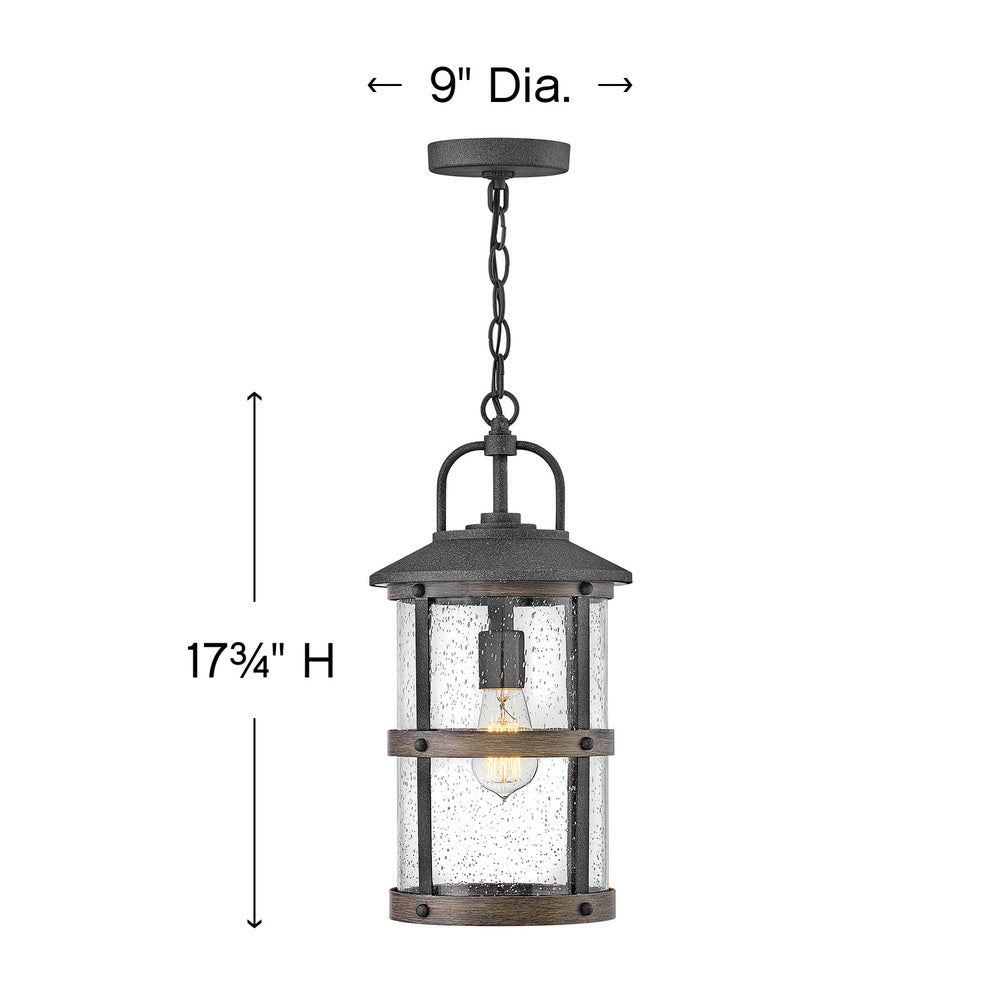 Hinkley Lighting LAKEHOUSE 2682DZ-LL Exterior Nautical - Aged Zinc