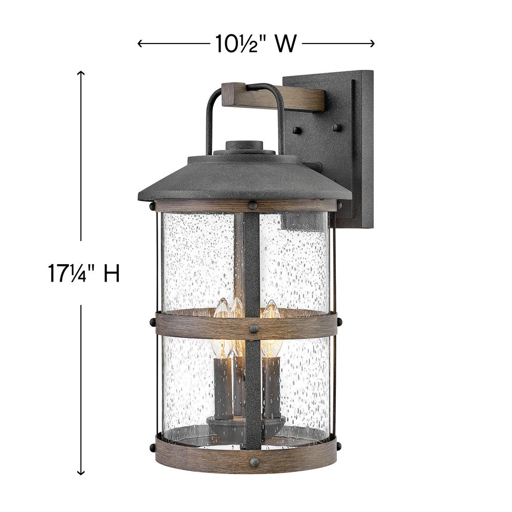 Hinkley Lighting LAKEHOUSE 2685DZ-LL Exterior Nautical - Aged Zinc