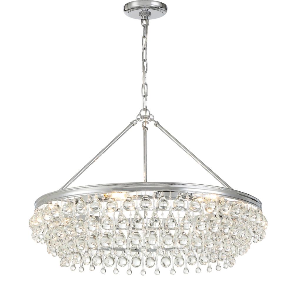 Crystorama CALYPSO 275-CH Chandelier Modern - Polished Chrome