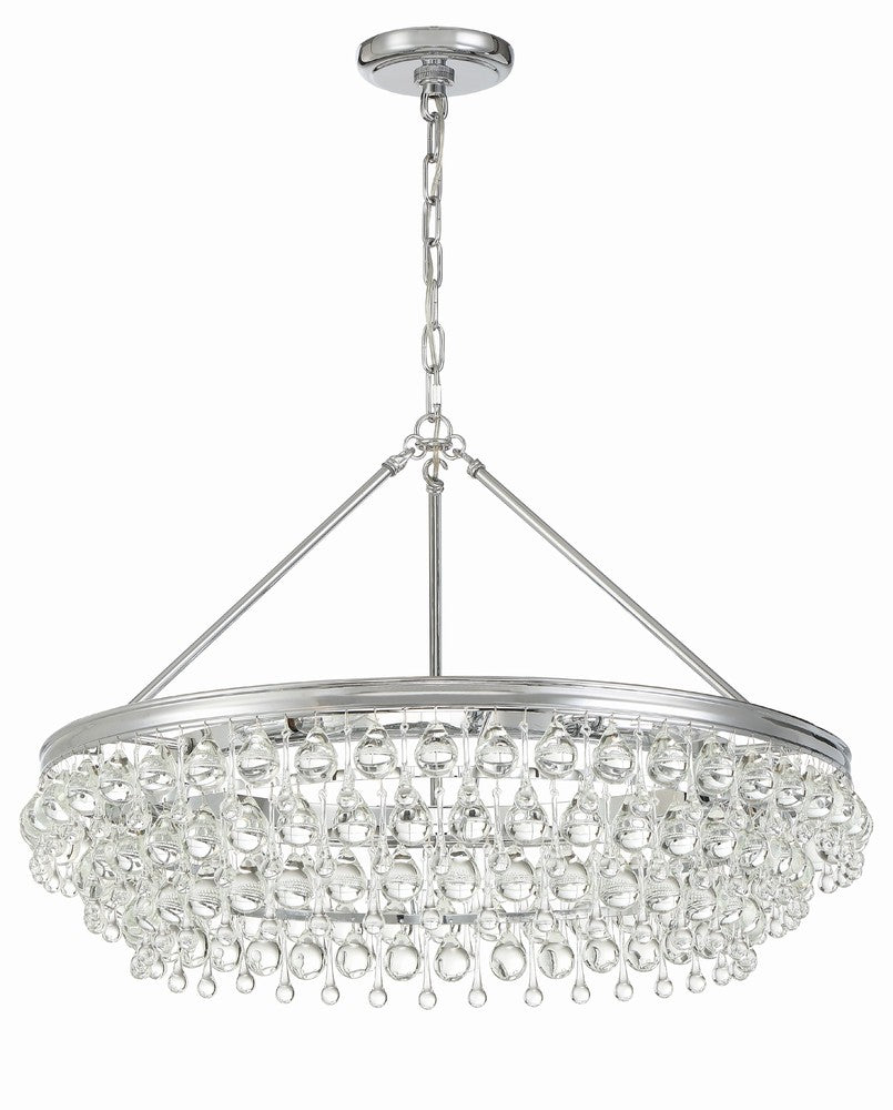 Crystorama CALYPSO 275-CH Chandelier Modern - Polished Chrome