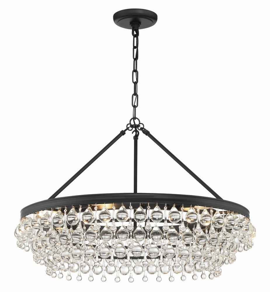 Crystorama CALYPSO 275-MK Chandelier Modern - Matte Black