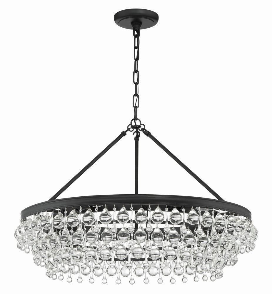 Crystorama CALYPSO 275-MK Chandelier Modern - Matte Black