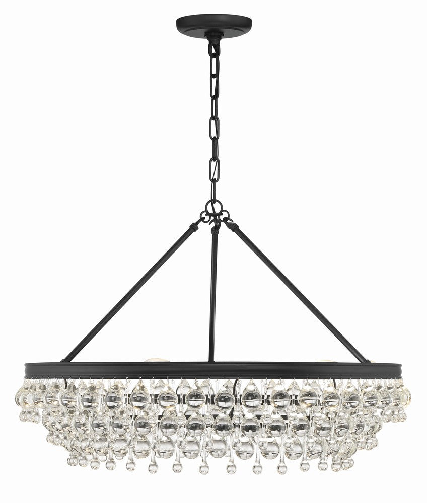 Crystorama CALYPSO 275-MK Chandelier Modern - Matte Black