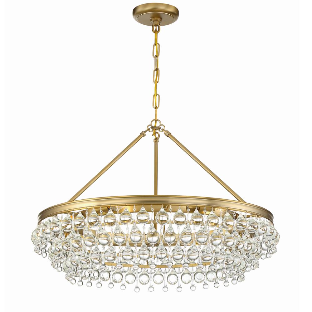 Crystorama CALYPSO 275-VG Chandelier Modern - Vibrant Gold