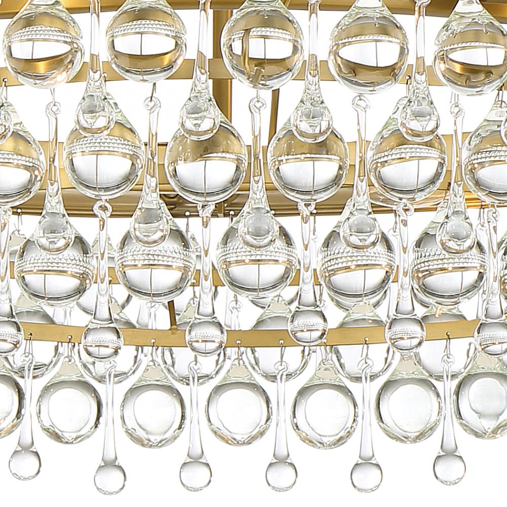 Crystorama CALYPSO 275-VG Chandelier Modern - Vibrant Gold