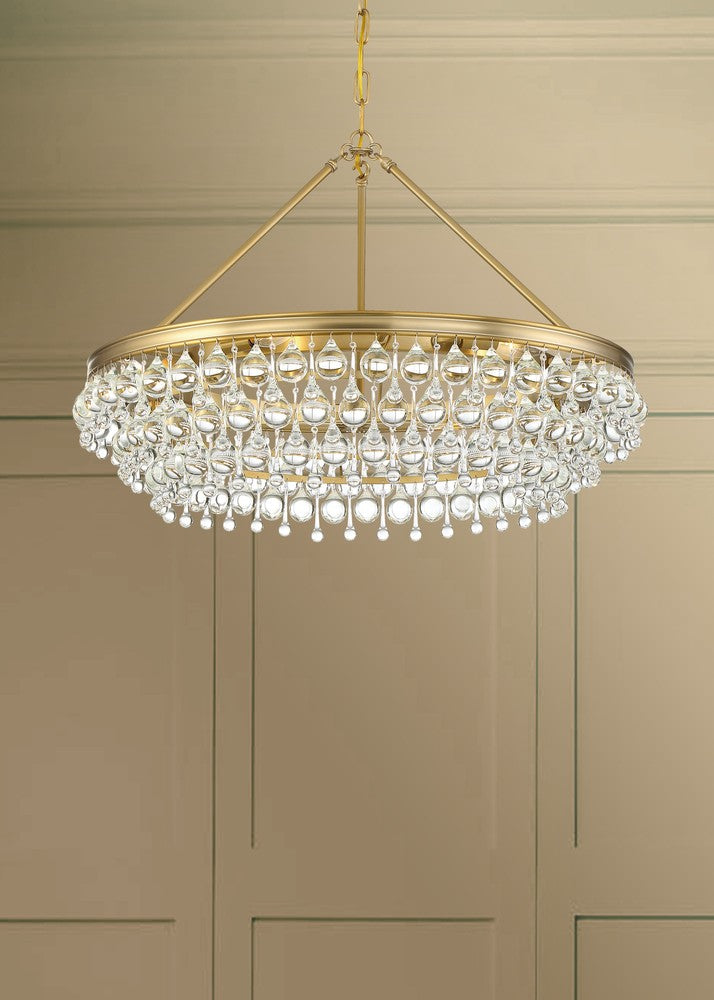 Crystorama CALYPSO 275-VG Chandelier Modern - Vibrant Gold