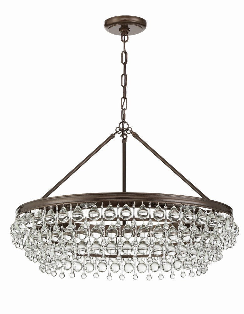 Crystorama CALYPSO 275-VZ Chandelier Modern - Vibrant Bronze